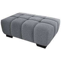 HOCKER in Textil Grau  - Schwarz/Grau, Konventionell, Textil/Metall (106/40/72cm) - Hom`in