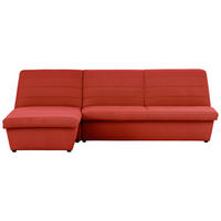 ECKSOFA Looks VIII Orange Webstoff  - Schwarz/Orange, Design, Kunststoff/Textil (168/274cm) - LOOKS by W.Joop