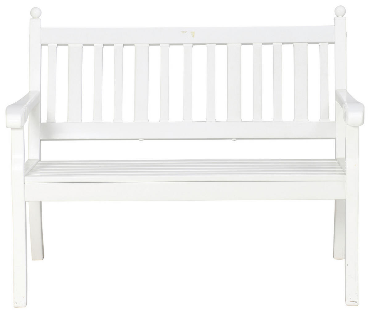GARTENBANK 115/88/69 cm  in Weiß  - Weiß, MODERN, Kunststoff (115/88/69cm) - Gardenson