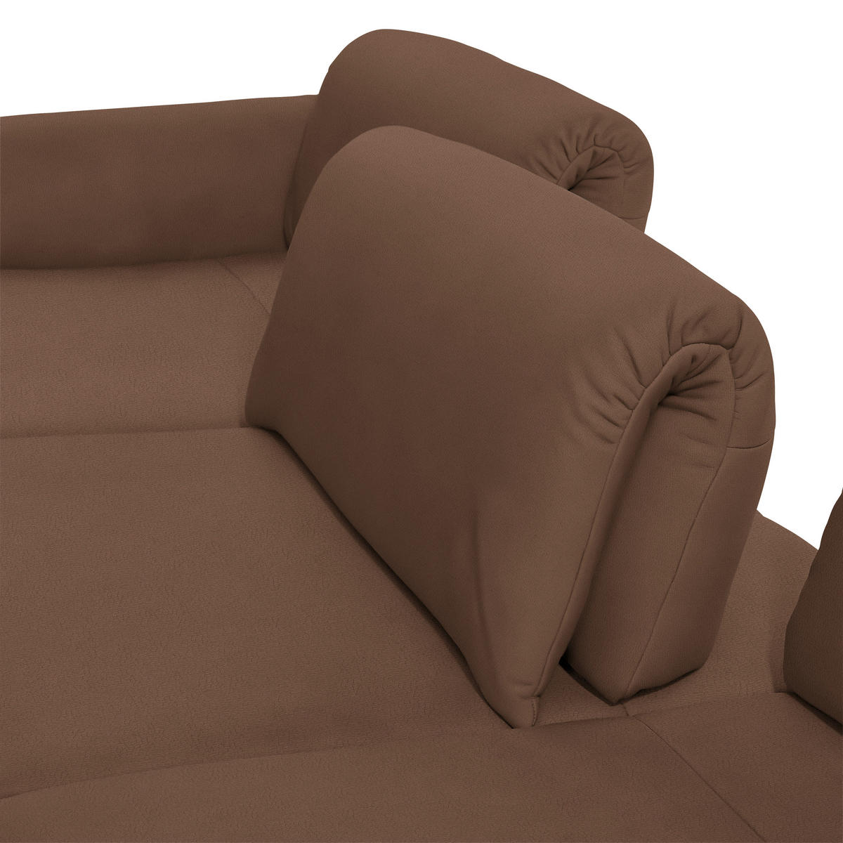 ECKSOFA in Echtleder Braun  - Anthrazit/Braun, Design, Leder/Metall (173/308cm) - Joop!