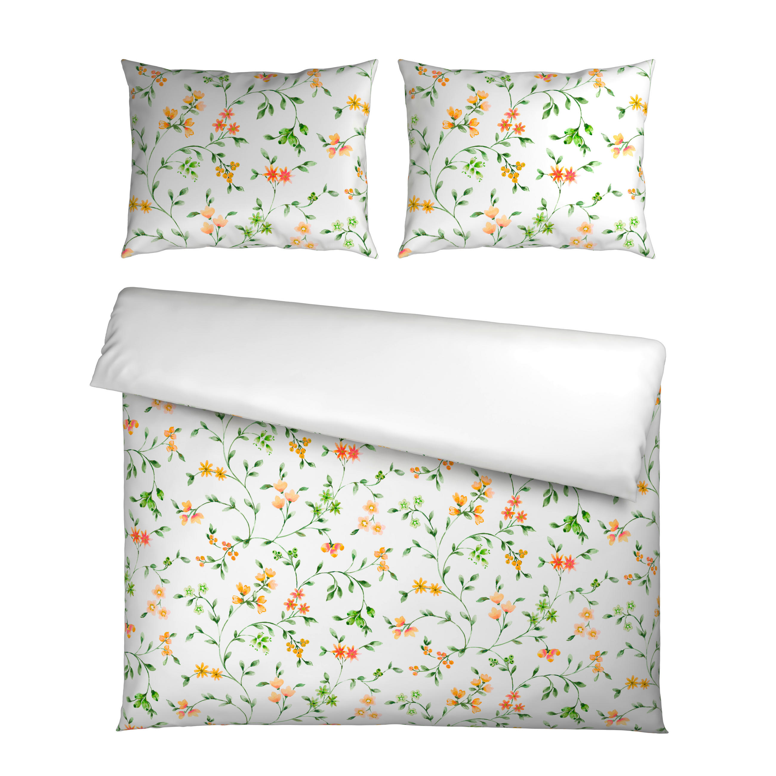 POSTELJINA SA DVA LICA 200/200 cm saten narandžasta  - narandžasta, tekstil (200/200cm) - Esposa