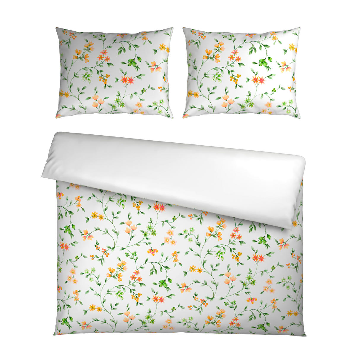 POSTELJINA SA DVA LICA 200/200 cm saten narandžasta  - narandžasta, tekstil (200/200cm) - Esposa