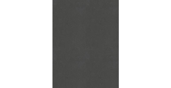 ARMLEHNSTUHL in Eisen Echtleder pigmentiert - Anthrazit/Schwarz, Design, Leder/Metall (60/89,5/63cm) - Novel