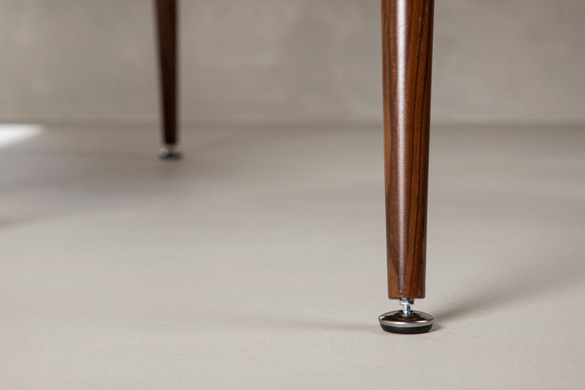 MATBORD i metall, trämaterial 180/90/75 cm   - mörkbrun, Design, metall/trämaterial (180/90/75cm) - Livetastic