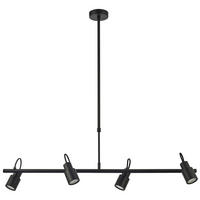 VISEČA SVETILKA  Maxim 95/20/75-130 cm           GU10 - črna, Basics, kovina (95/20/75-130cm)