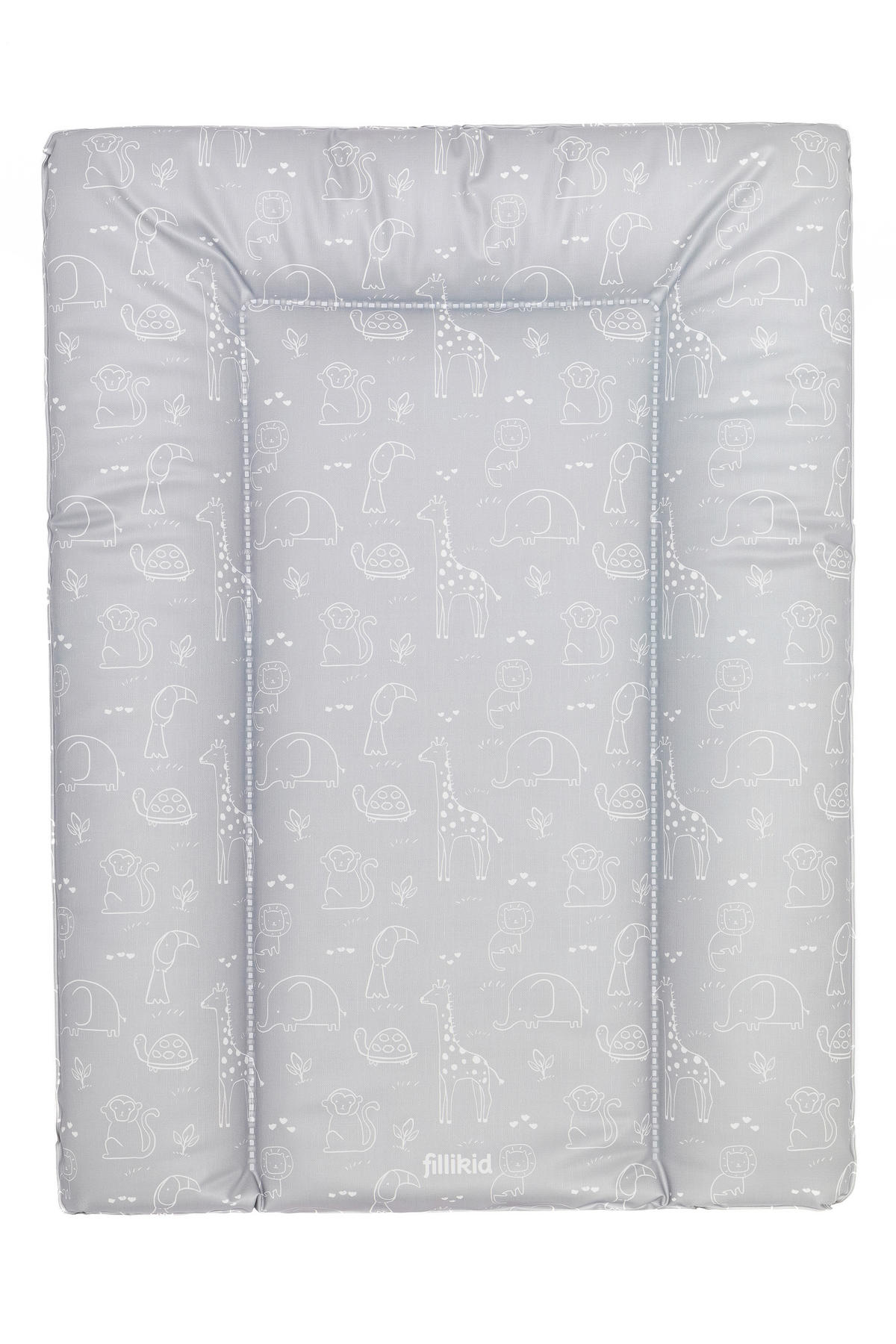 WICKELAUFLAGE - Weiß/Grau, Basics, Kunststoff (70/50/4cm) - Fillikid