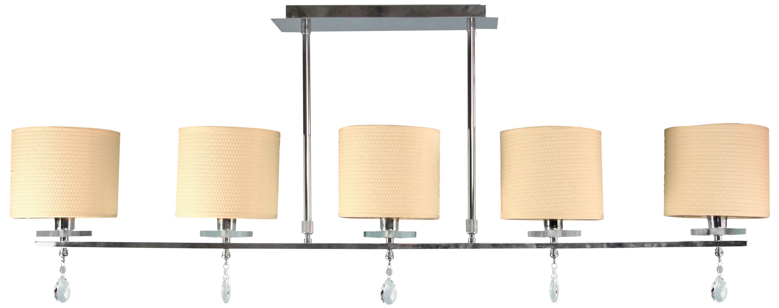TAKLAMPA Estera 112/15/55 cm  - kromfärg, Klassisk, metall/plast (112/15/55cm)