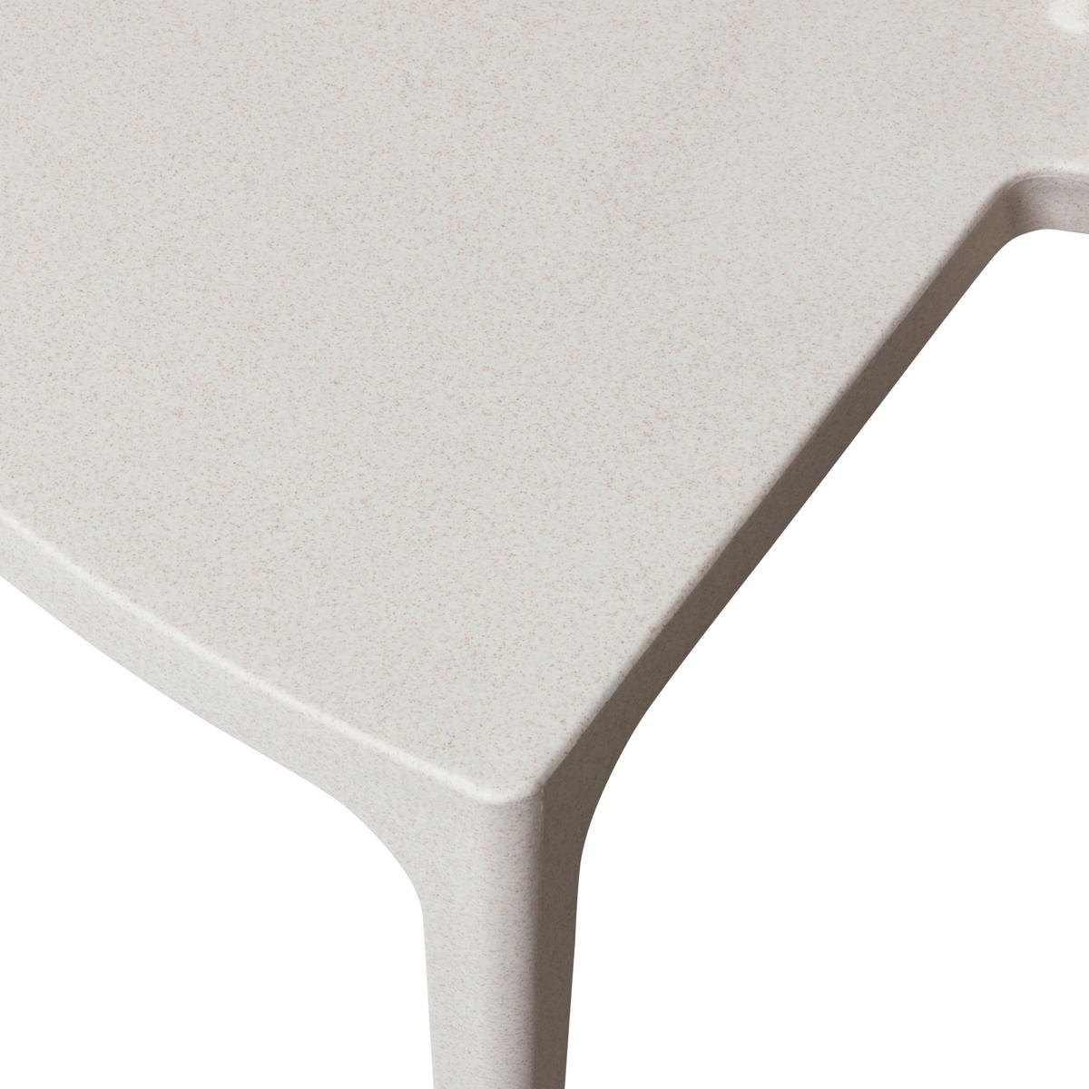 GARTENSTUHL-SET Weiß  - Weiß, MODERN, Naturmaterialien/Kunststoff (52/75/53cm) - Gardenson