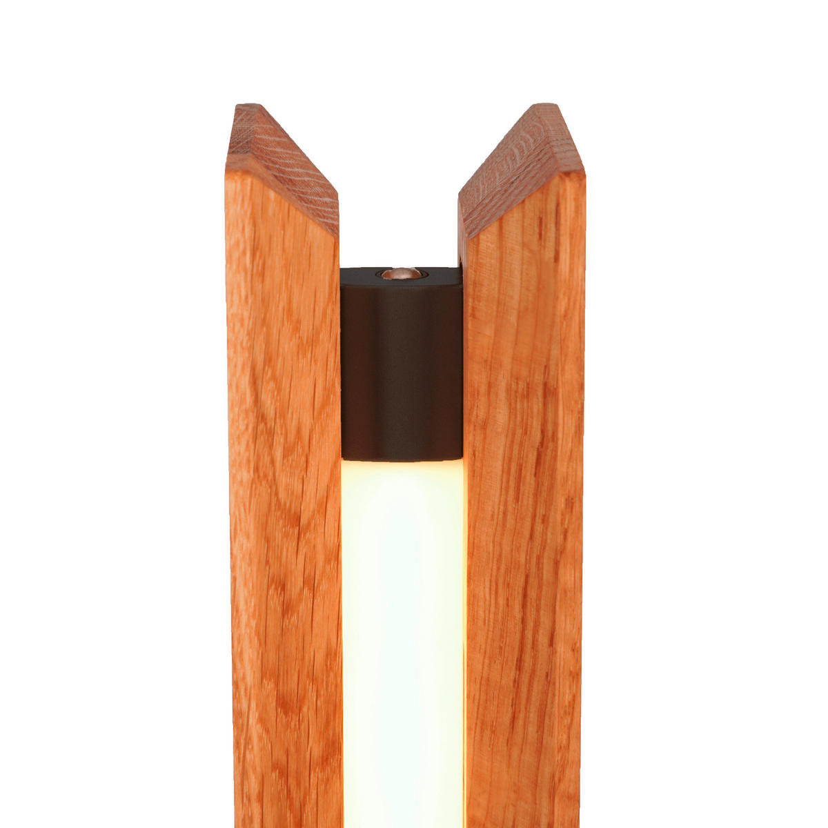 LED-STEHLEUCHTE 21/150/21 cm    - Schwarz, Design, Holz/Metall (21/150/21cm)