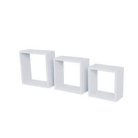 WANDREGALSET  - Weiß, Design, Holzwerkstoff - MID.YOU