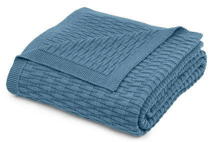 WOHNDECKE 140/180 cm  - Hellblau, Basics, Textil (140/180cm) - Novel