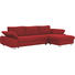 WOHNLANDSCHAFT - Rot/Alufarben, Design, Textil/Metall (316/184cm) - Beldomo System