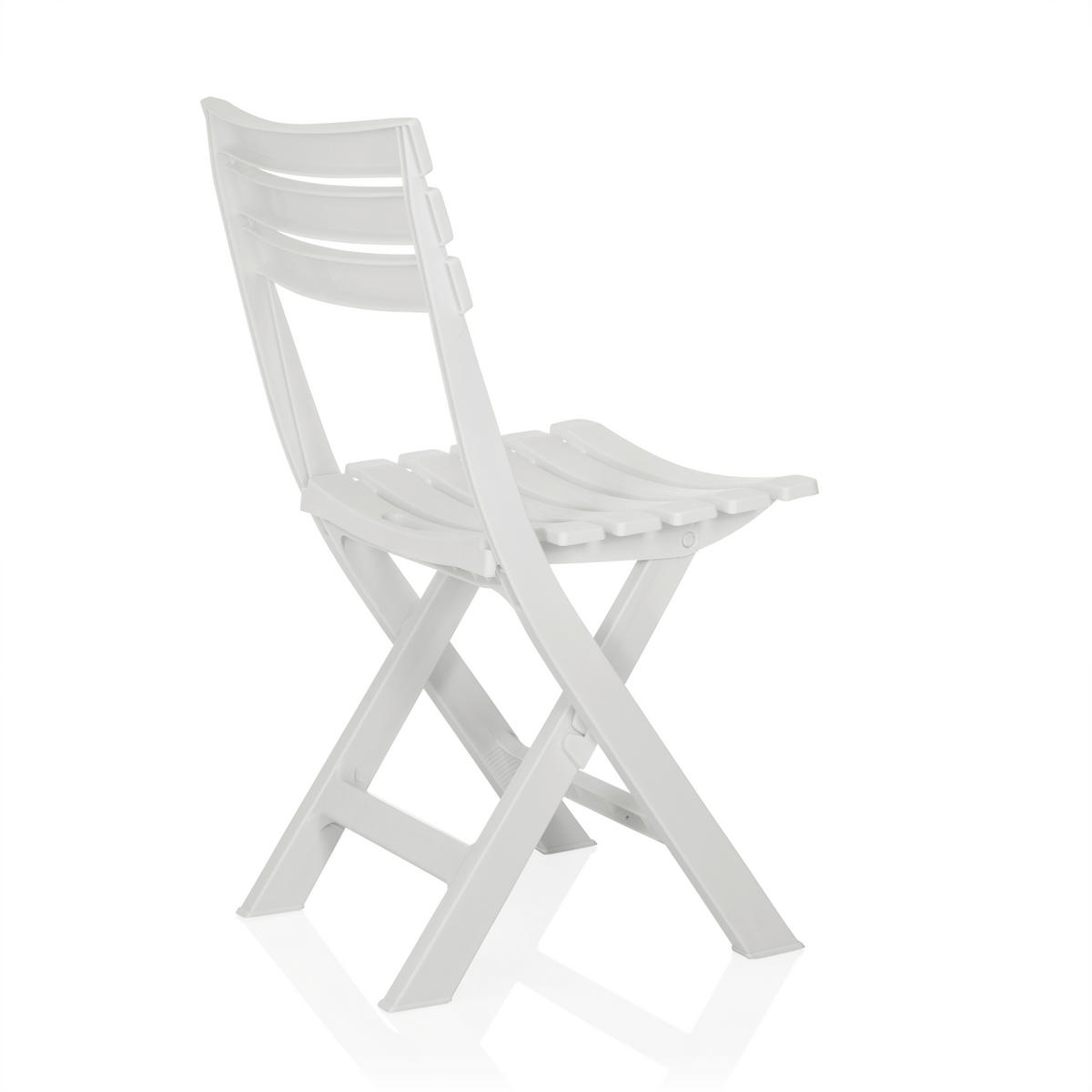 KLAPPSTUHL Weiß  - Weiß, MODERN, Kunststoff (42/80/45,5cm) - MID.YOU