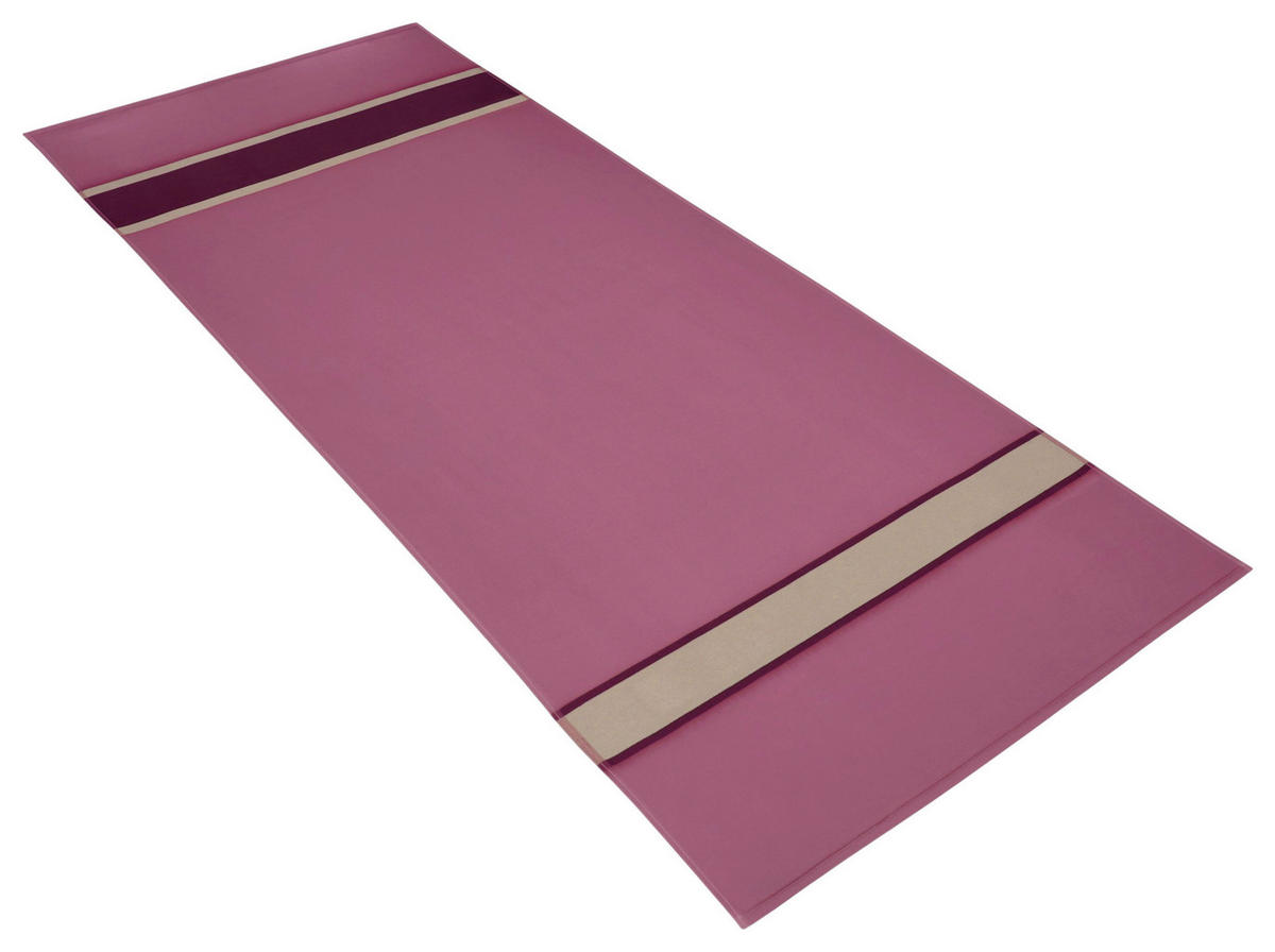 SAUNATUCH 80/180 cm Aton Rot  - Rot, Basics, Textil (80/180cm) - Vossen