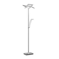 LED-DECKENFLUTER Niko 35/180 cm  - Nickelfarben, KONVENTIONELL, Kunststoff/Metall (35/180cm) - Dieter Knoll