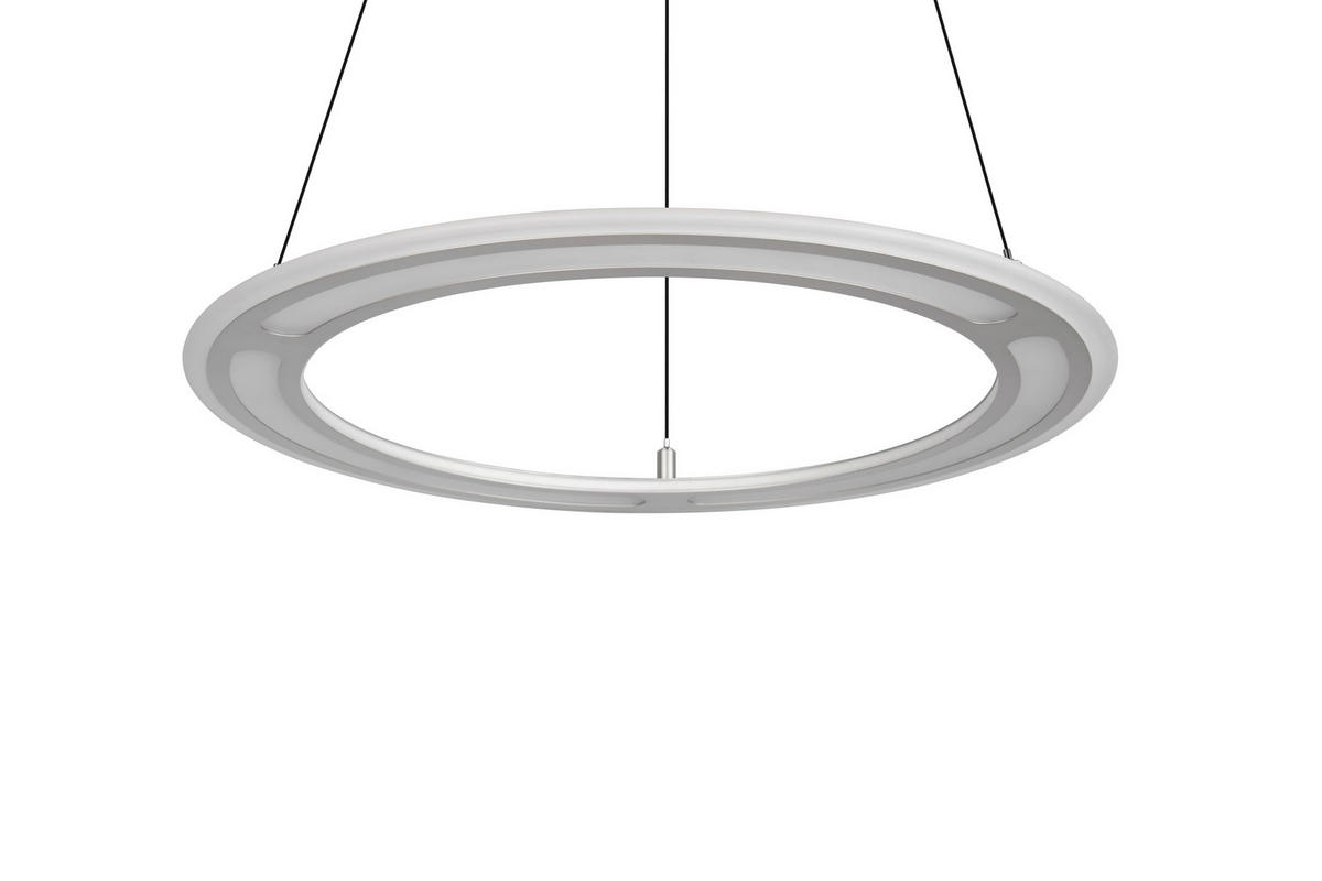 LED-HÄNGELEUCHTE  72,5/180 cm    - Nickelfarben, Design, Metall (72,5/180cm) - Trio Leuchten