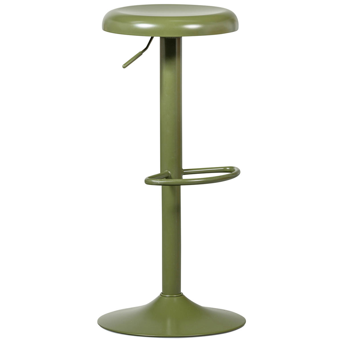 BARHOCKER Grün Aluminium mit Griff  - Grün, Design, Metall (39/81/39cm) - Livetastic