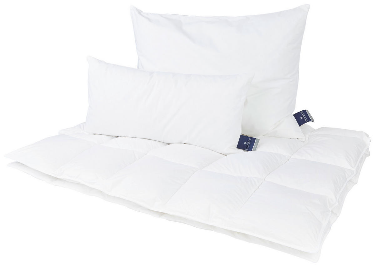 POPLUN CJELOGODIŠNJI 135/200 cm  ALMIRA MONO  - bijela, Konvencionalno, tekstil (135/200cm) - Billerbeck