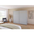 SCHWEBETÜRENSCHRANK  in Seidengrau  - Seidengrau/Alufarben, KONVENTIONELL, Holzwerkstoff/Metall (225/229/62cm) - Xora