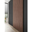 SCHWEBETÜRENSCHRANK 298/240/68 cm Anthrazit, Eichefarben  - Eichefarben/Anthrazit, Design, Glas/Holzwerkstoff (298/240/68cm) - Dieter Knoll