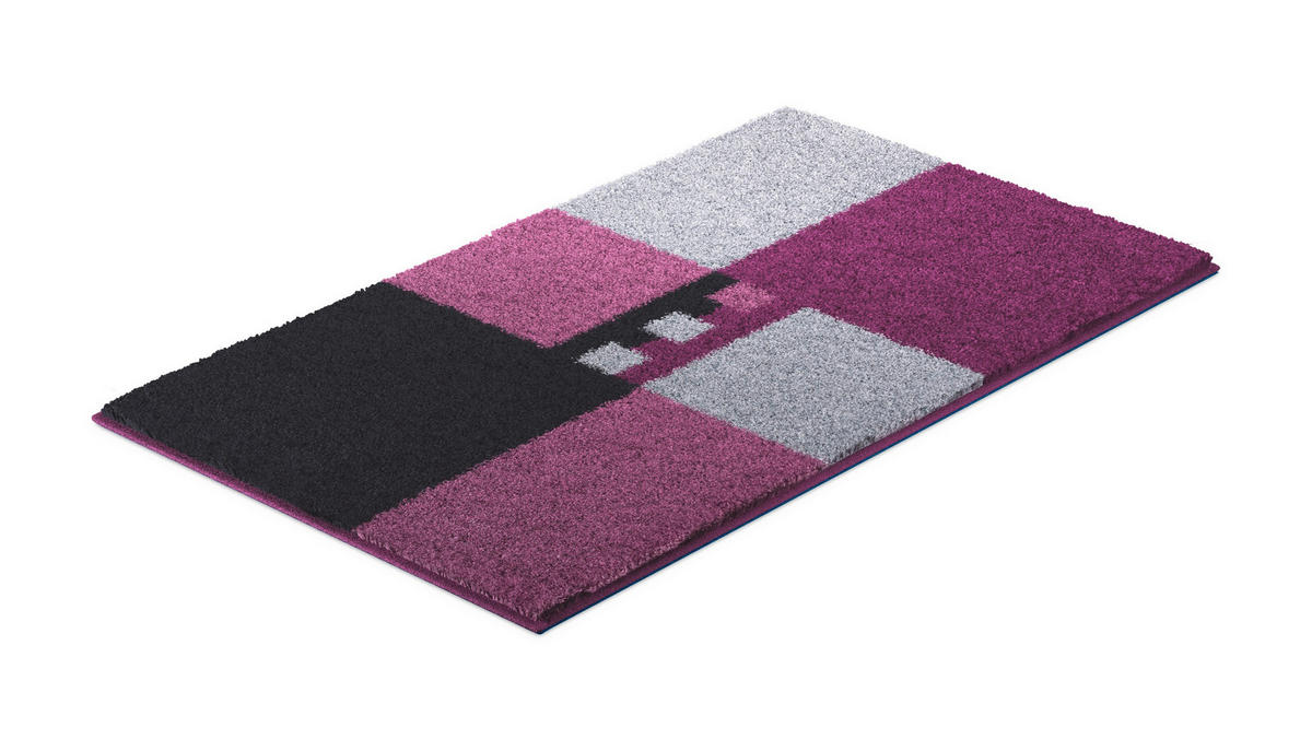 BADEMATTE Beere 65/115 cm  - Beere, Basics, Kunststoff/Textil (65/115cm) - Grund