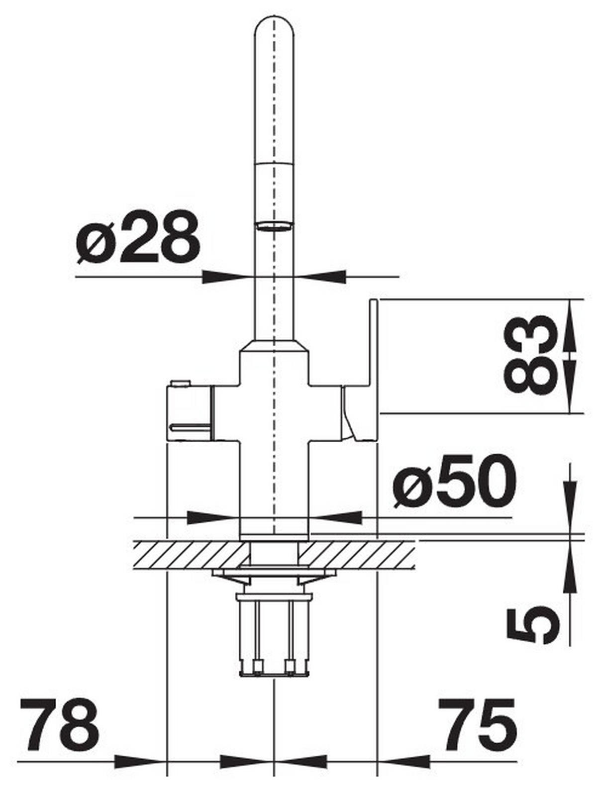 KÜCHENARMATUR 525224  - Chromfarben, Basics, Metall (15,3/38,2/24,9cm) - Blanco