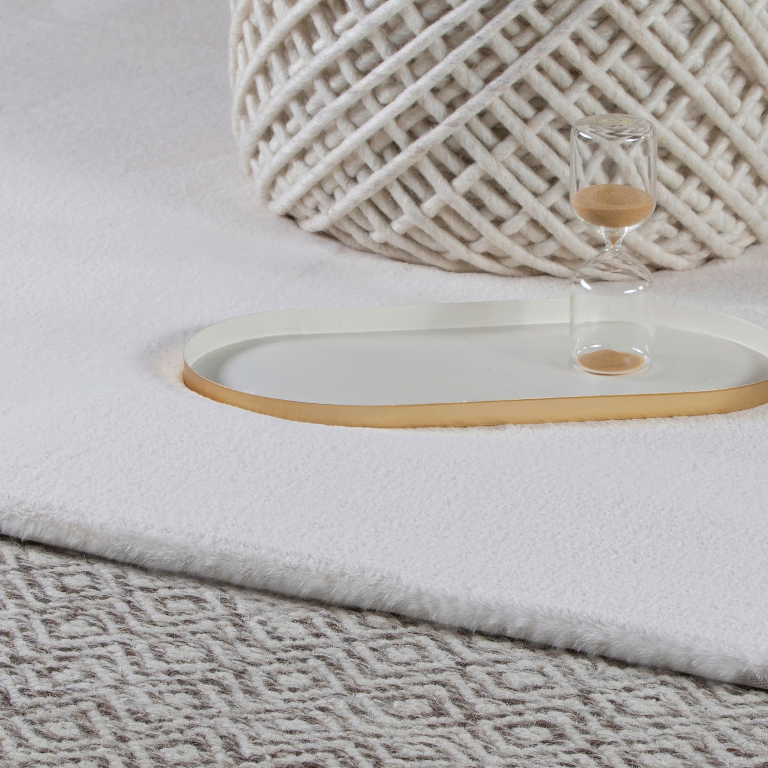 HOCHFLORTEPPICH 80/150 cm  - Creme, Basics, Textil (80/150cm) - Novel