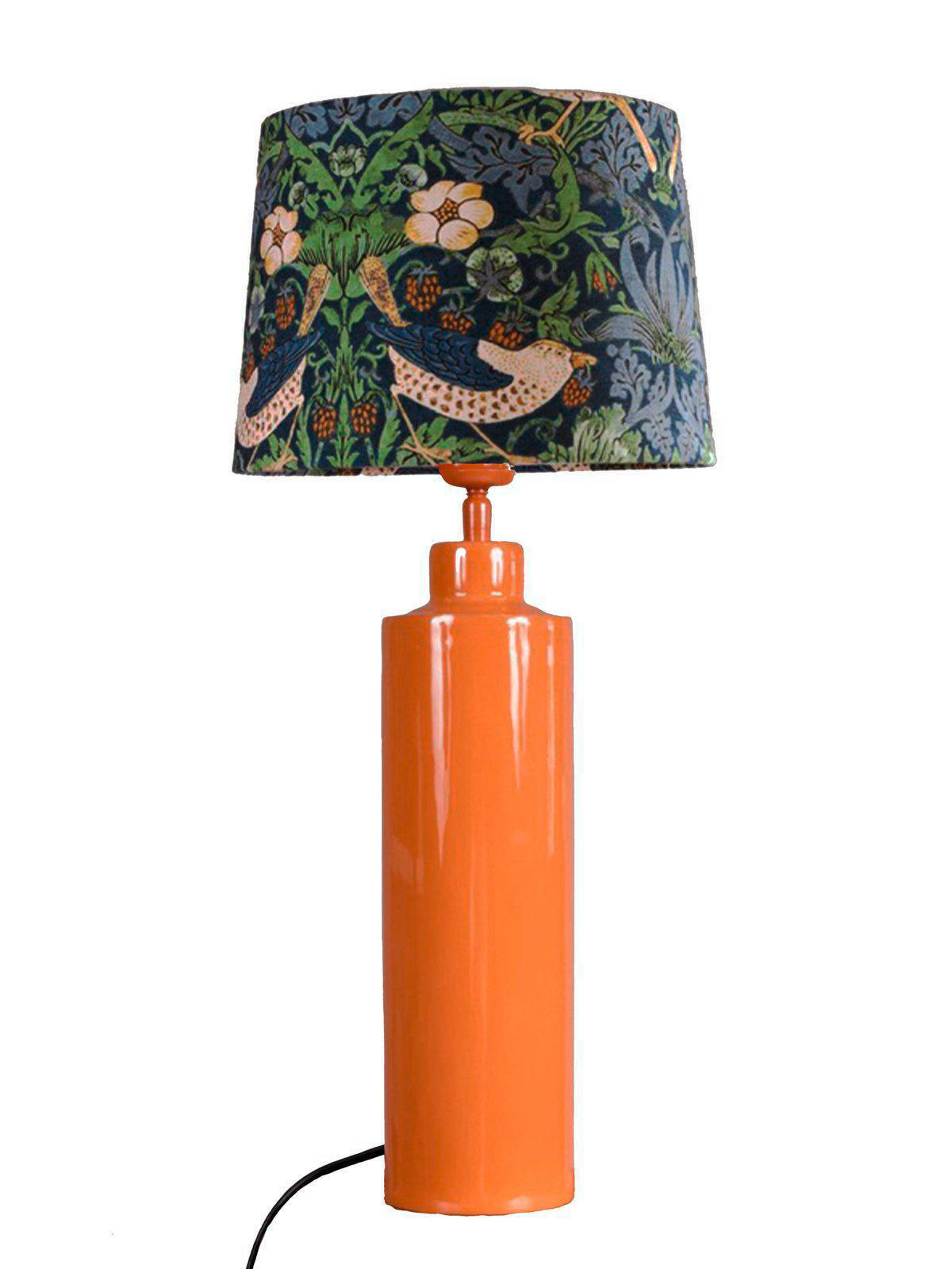 TISCHLEUCHTE PR Home CARTER   - Orange/Grün, LIFESTYLE, Textil/Metall (58cm)