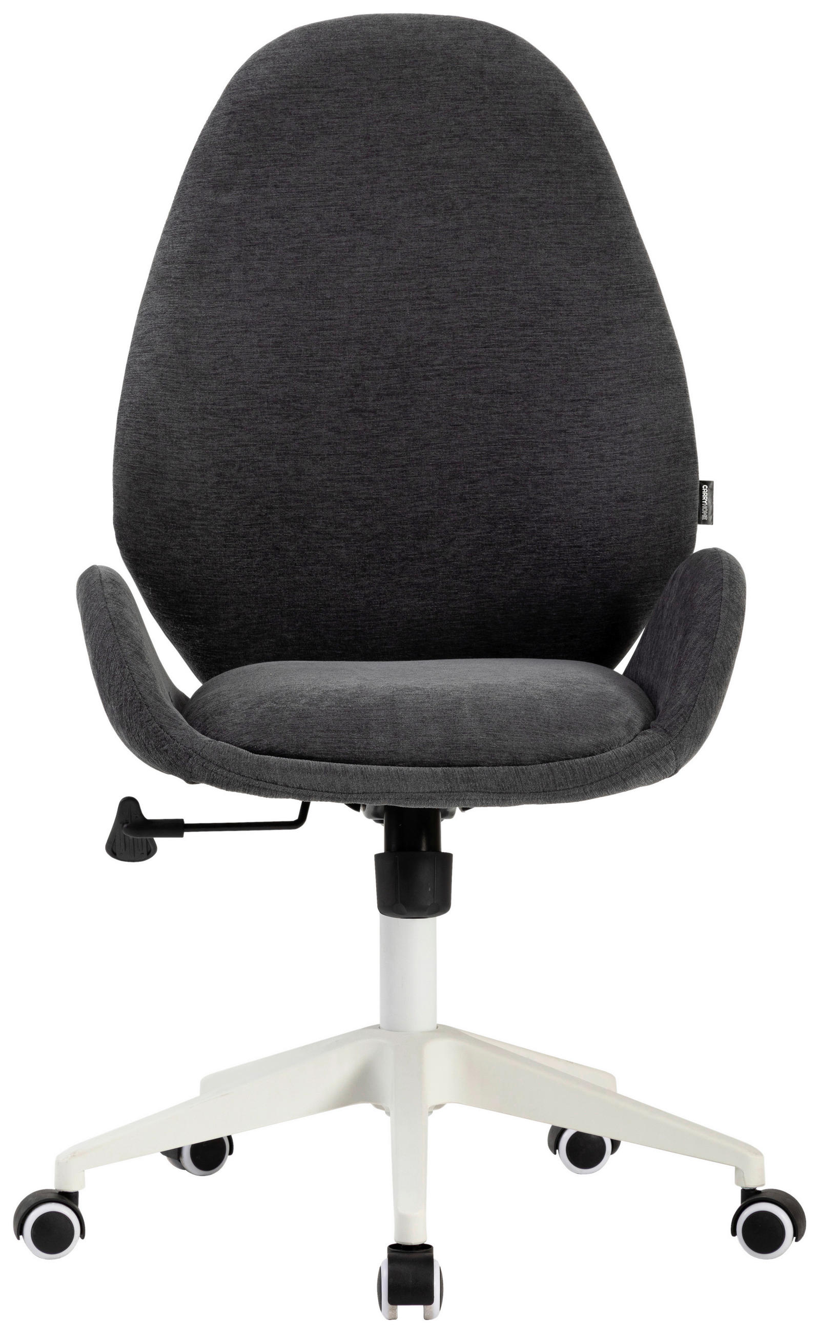 DREHSTUHL  in Webstoff Anthrazit  - Anthrazit/Weiß, MODERN, Kunststoff/Textil (56/105-115/57cm) - Carryhome