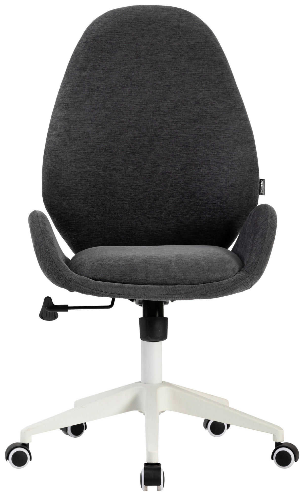 DREHSTUHL  in Webstoff Anthrazit  - Anthrazit/Weiß, MODERN, Kunststoff/Textil (56/105-115/57cm) - Carryhome