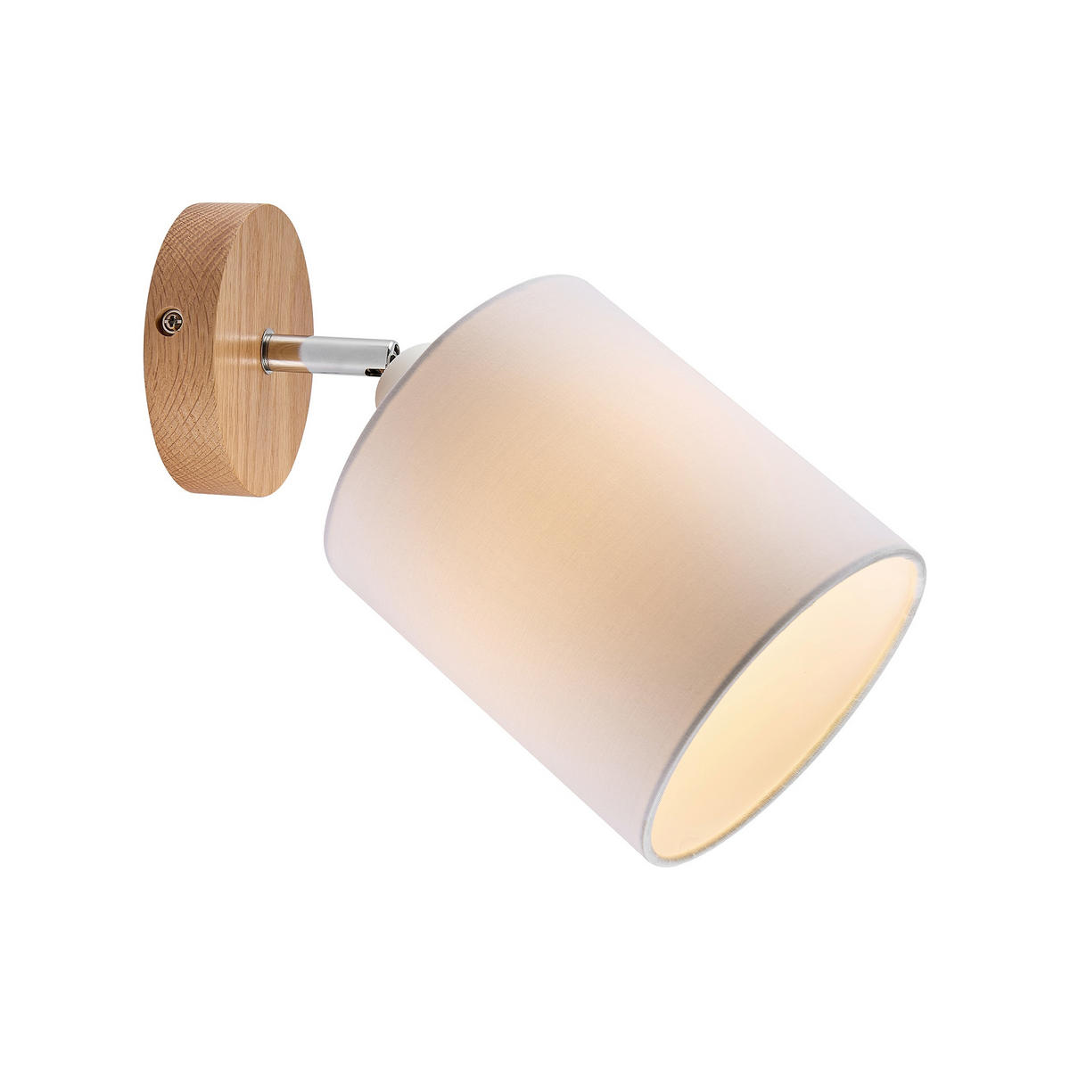 STRAHLER Sofia 27/25/25 cm  - Eschefarben/Weiß, Natur, Holz/Textil (27/25/25cm) - Marama