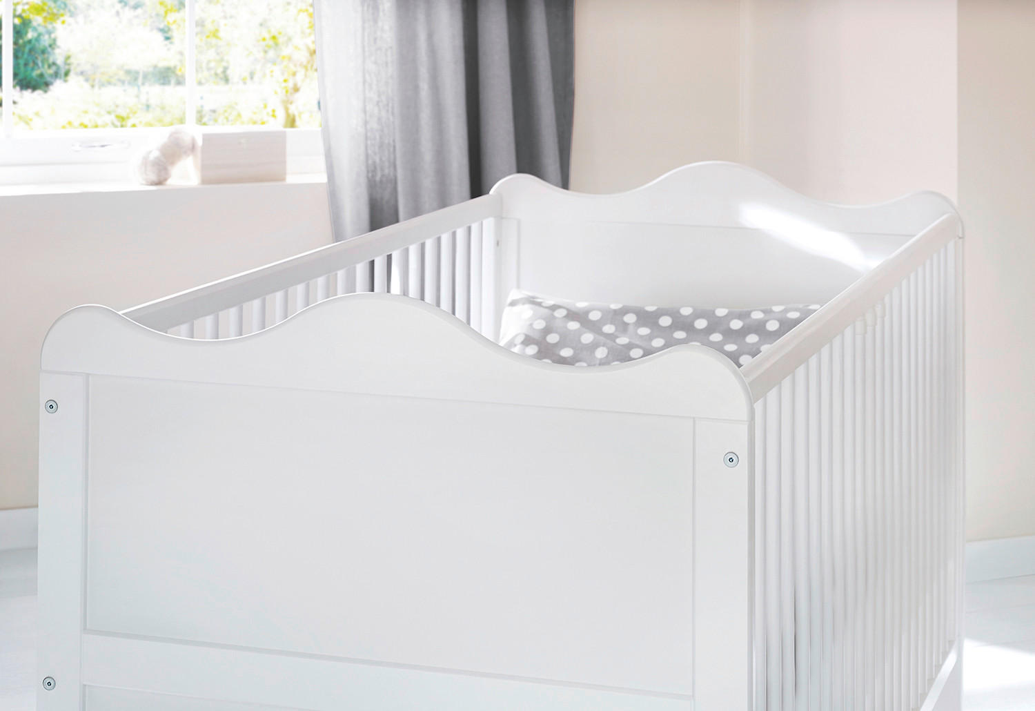 BABYZIMMER PINOLINO FLORENTINA  - Weiß, ROMANTIK / LANDHAUS, Holz/Holzwerkstoff - Pinolino