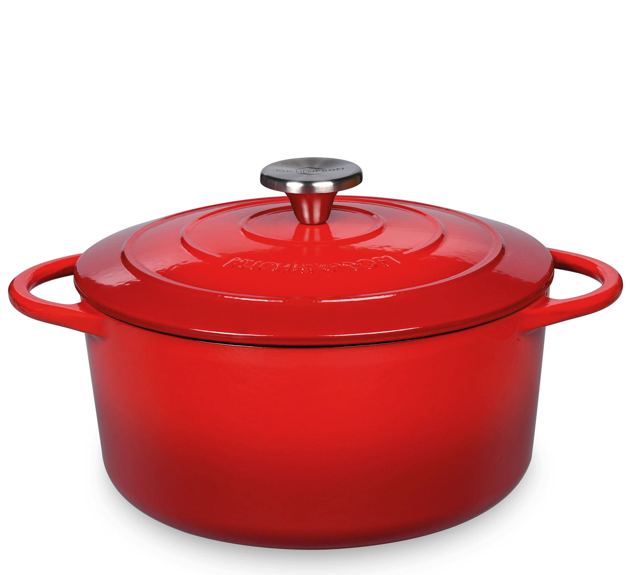 BRATENTOPF PROVENCE 4,2 L  - Rot, Basics, Metall (24/11,5cm) - KÜCHENPROFI