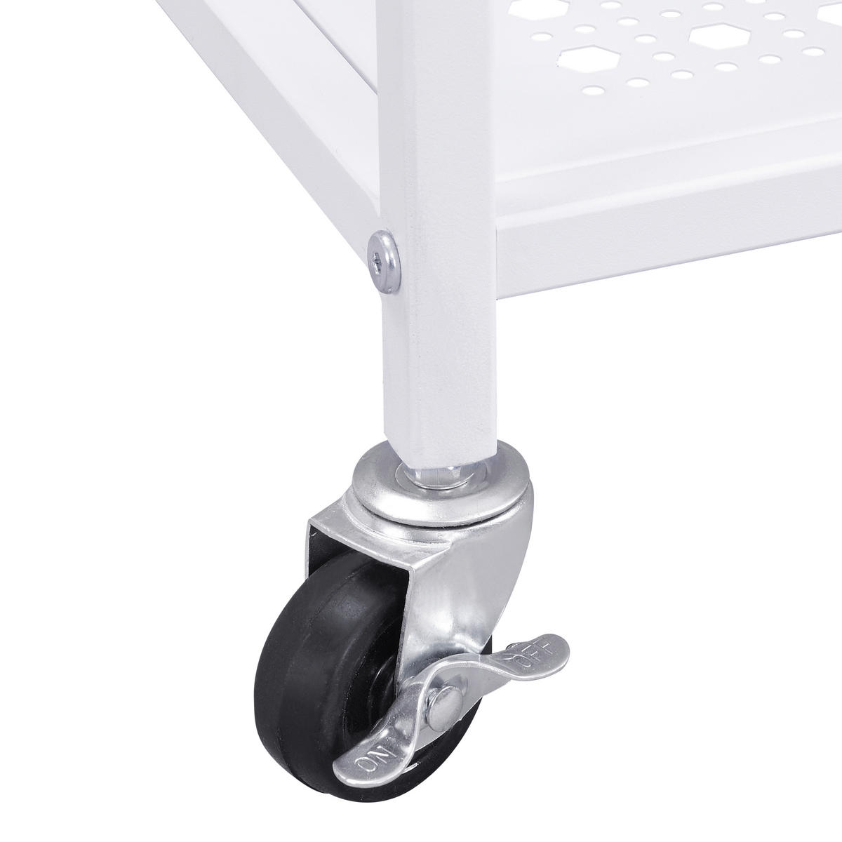 Cărucior Pentru Servit in alb  - alb, Design, plastic/metal (79/45/83cm) - MID.YOU