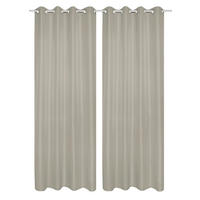 ÖSENSCHAL ATLANTIKA blickdicht 140/235 cm   - Silberfarben, Basics, Textil (140/235cm)