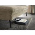 WOHNLANDSCHAFT in Webstoff Beige  - Beige/Schwarz, Design, Textil/Metall (208/354/157cm) - Dieter Knoll