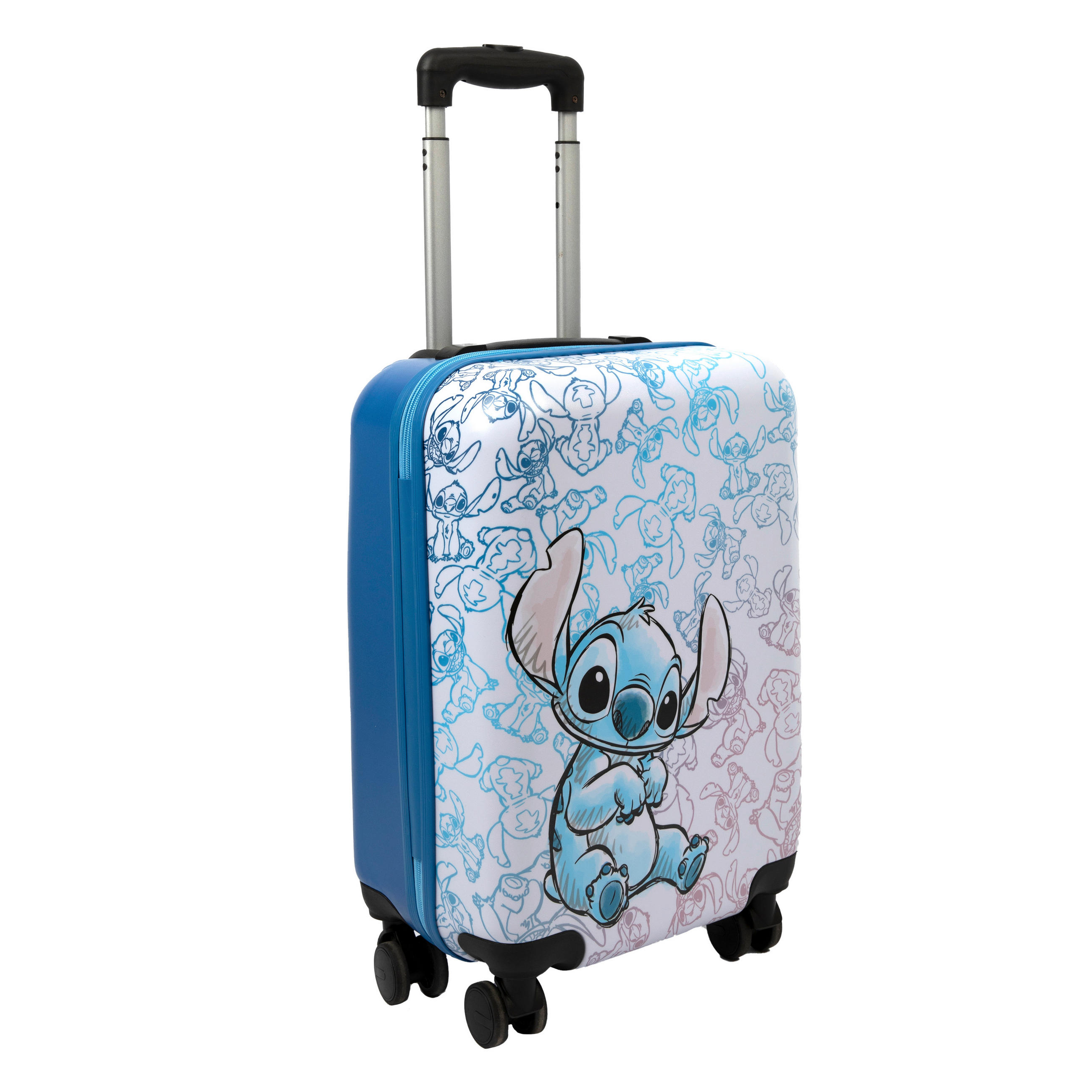 HANDGEPÄCK-KOFFER Weiß, Hellblau  - Weiß/Hellblau, Basics, Kunststoff (54,50/34/22,50cm) - Disney