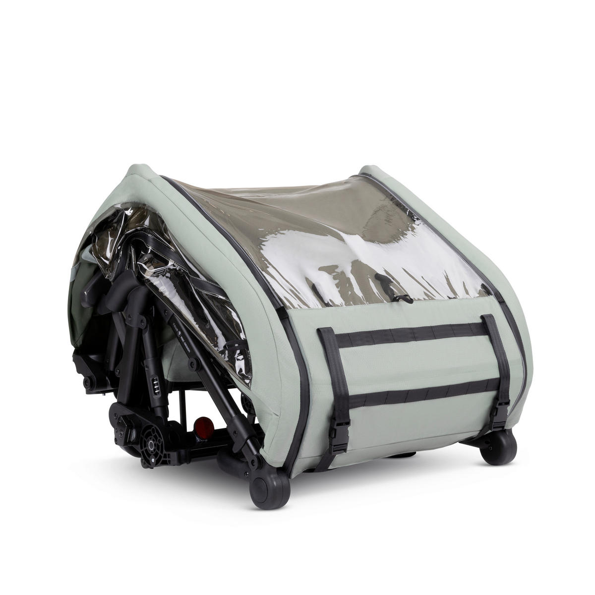 FAHRRADANHÄNGER   Tour 2  - Salbeigrün, Basics, Textil (81/53/56cm) - ABC Design