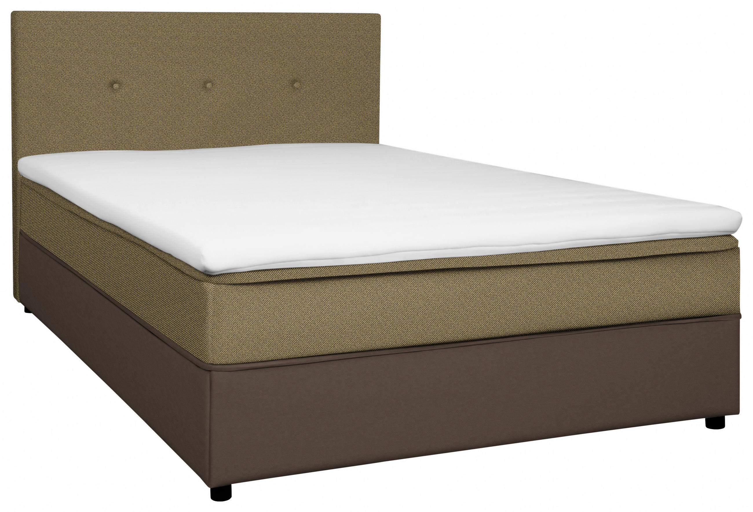 BOXBETT 120/200 cm  in Gelb, Grau  - Gelb/Schwarz, KONVENTIONELL, Holz/Textil (120/200cm) - Boxxx