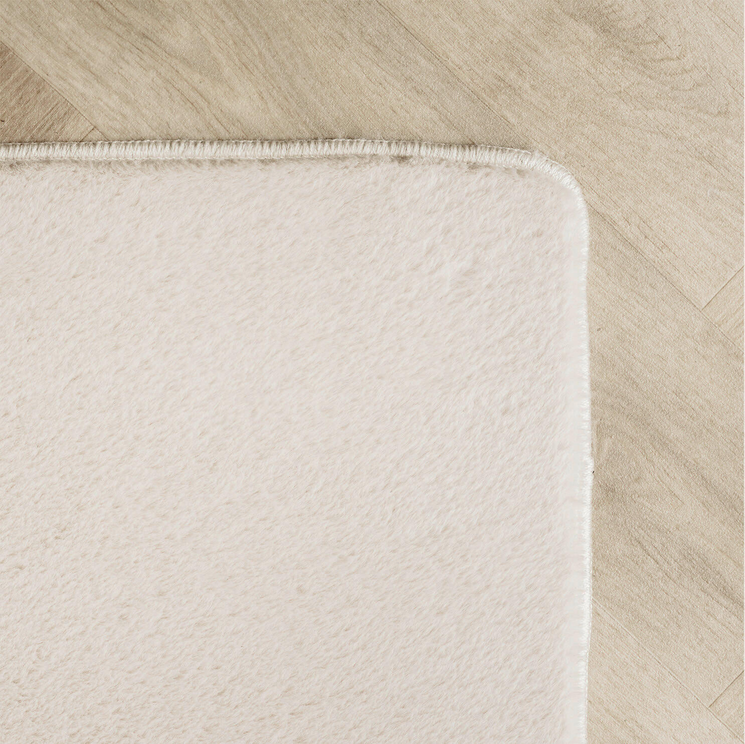 Thumbnail - Webteppich Joy, Creme, Textil, Uni, rund, Oeko-Tex® Standard 100, für Fußbodenheizung geeignet, rutschfest, in verschied...