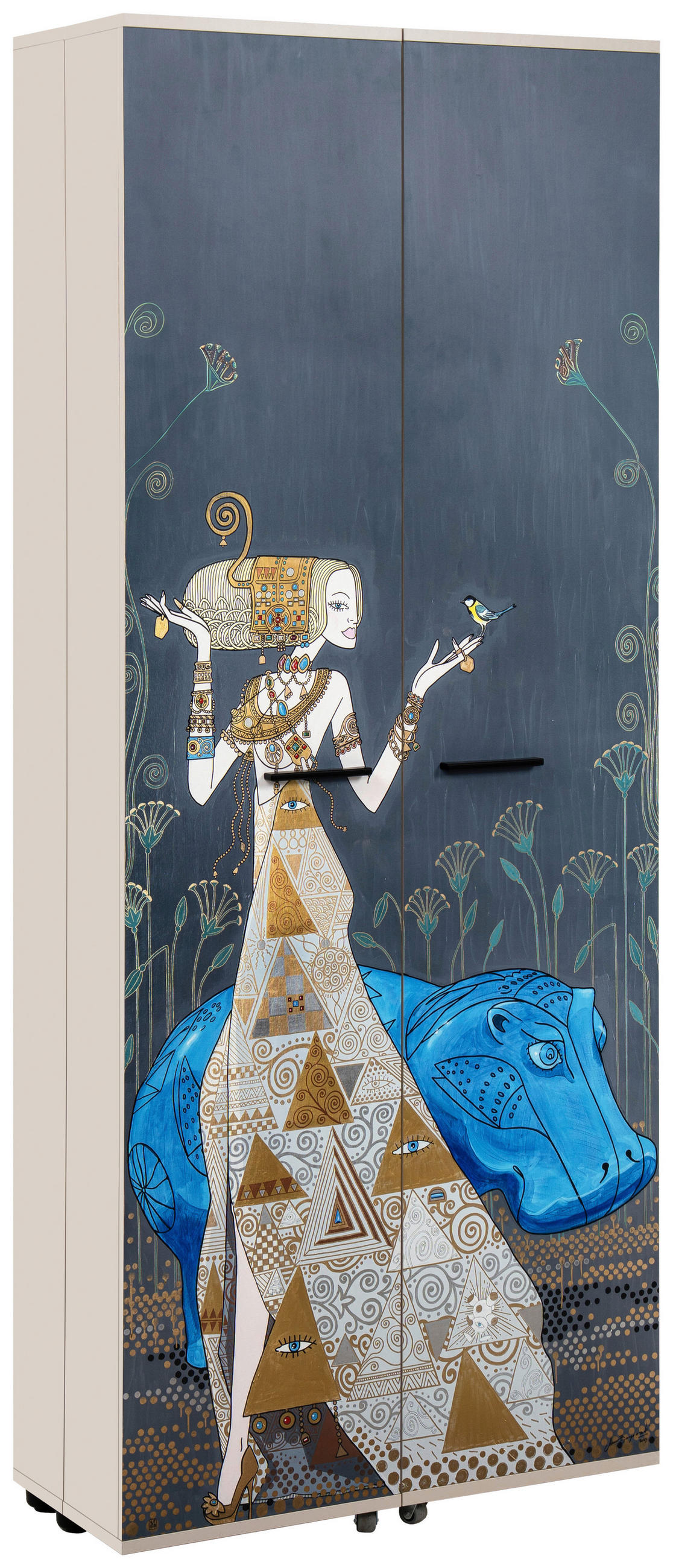 CIPELARNIK  višebojna  pločasti materijal     - višebojna/crna, Dizajnerski, pločasti materijal/plastika (74/181,5/34cm) - MID.YOU