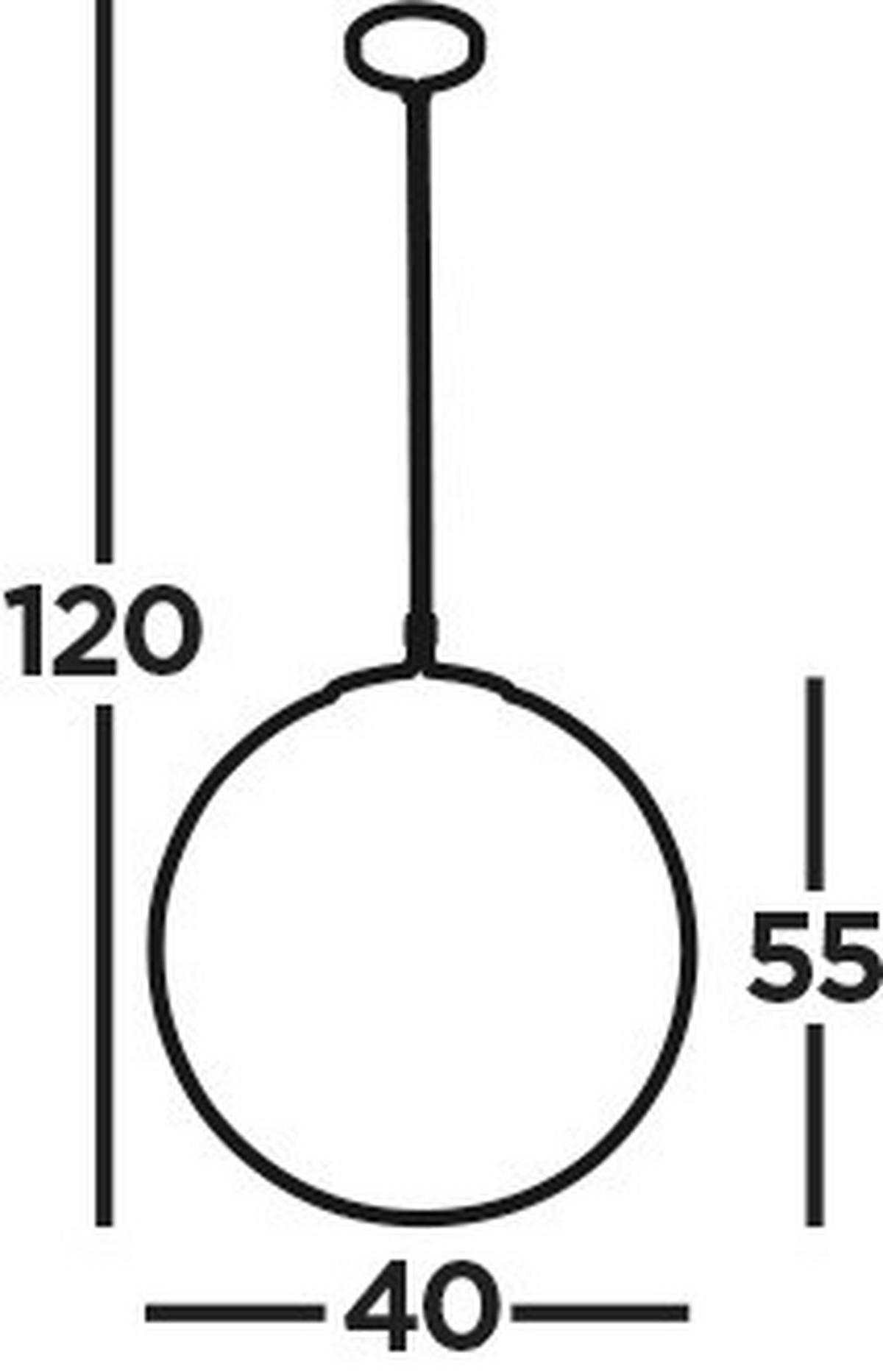 VISEČA SVETILKA  Atom      40/120 cm      E27 - črna/bela, Konvencionalno, kovina/steklo (40/120cm)