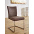 SCHWINGSTUHL in Metall, Textil Braun, Edelstahlfarben - Edelstahlfarben/Braun, Design, Textil/Metall (48/91,5/67cm) - Dieter Knoll SCHWINGSTUHL in Metall, Textil Braun, Edelstahlfarben - Edelstahlfarben/Braun, Design, Textil/Metall (48/91,5/67cm) - Dieter Knoll