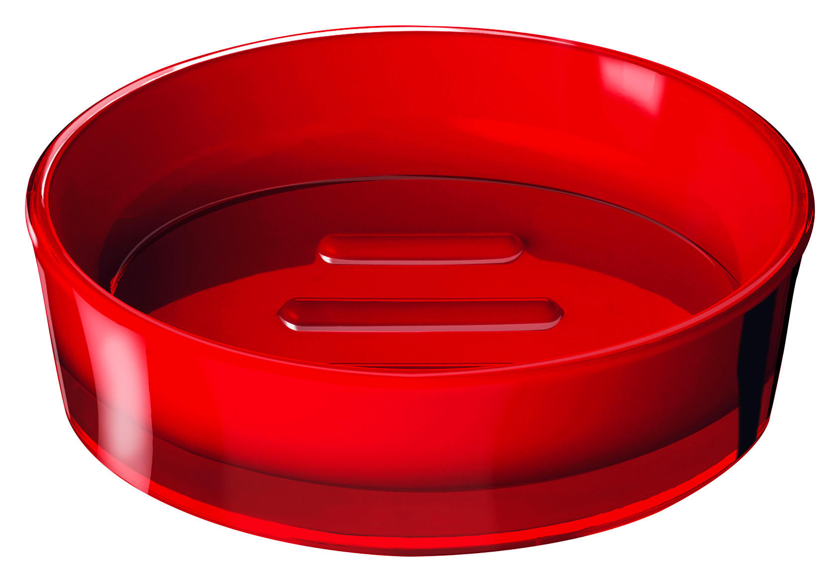 SEIFENSCHALE Kunststoff  - Rot, Basics, Kunststoff (11,3/3/11,3cm) - Sadena