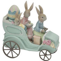 UKRASNI ZEC - pink/zelena, Lajfstajl, metal/plastika (14,5/8,2/13cm)