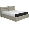 POLSTERBETT 180/200 cm  Beige  - Graublau/Beige, Konventionell, Holz/Textil (180/200cm) - Tempur
