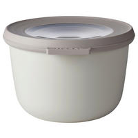 VORRATSDOSE CIRQULA   - Hellgrau/Weiß, Basics, Kunststoff (0,5l) - Mepal