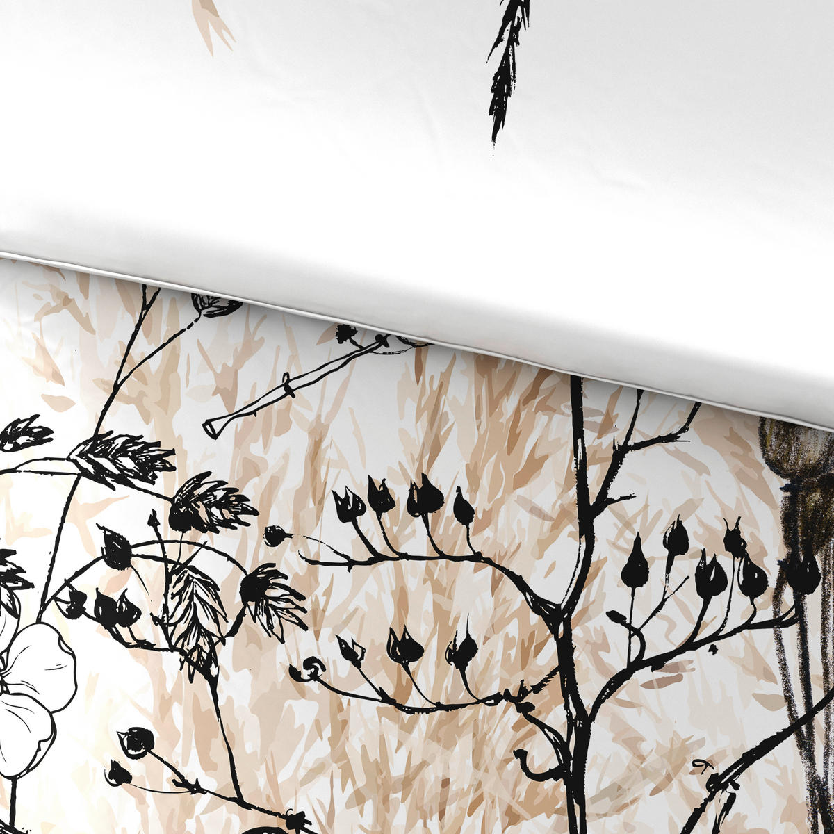 POSTELJINA LIAN 140/200 cm saten crna  - crna, Konvencionalno, tekstil (140/200cm) - Bio:Vio