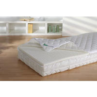 POSTELJNI NADVLOŽEK - bela, Basics, tekstil (90/200cm) - Sleeptex