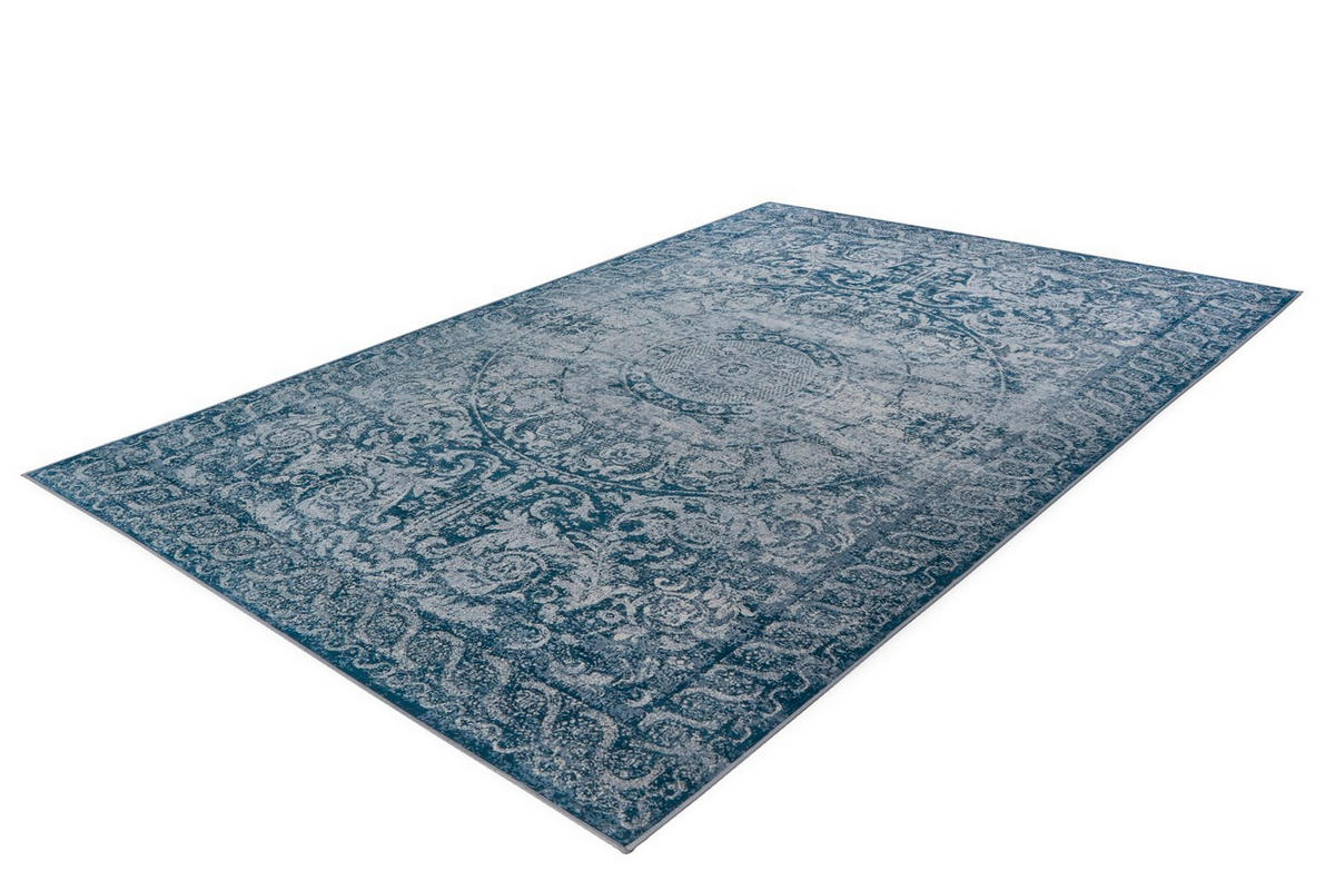FLACHWEBETEPPICH 80/150 cm Prayer 225 Blau Blau  - Blau, KONVENTIONELL, Textil (80/150cm)